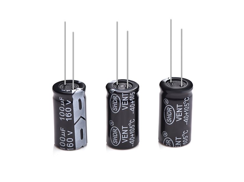 Electrolytic capacitor 100UF160V ±20 105° Audio amplifier in-line type capacitor