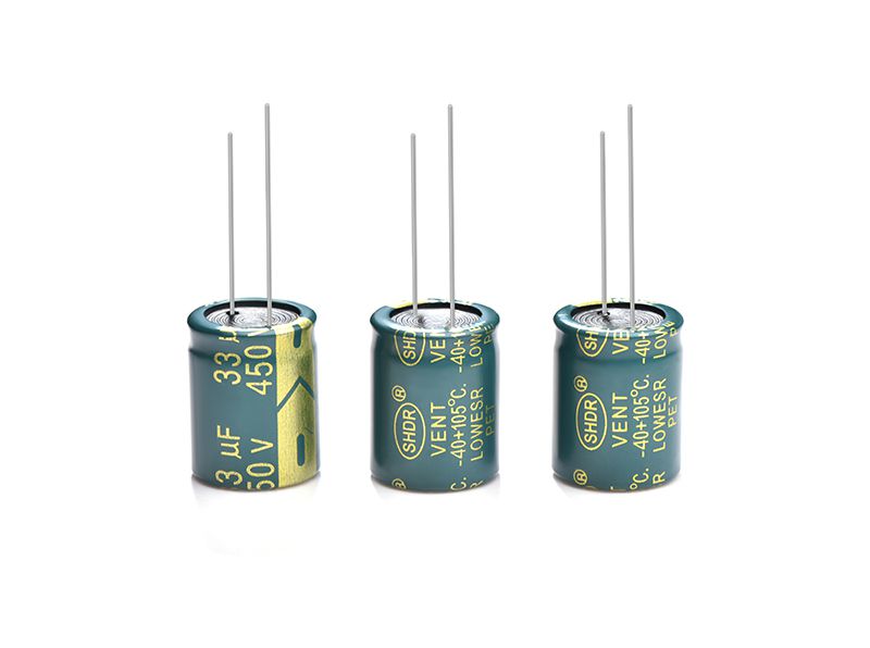 Electrolytic capacitor DIP LOWESR 33UF450V 105° Works with fast chargers