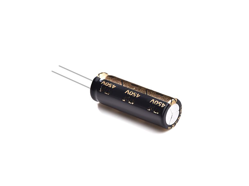 Electrolytic capacitor 47UF 450V size 13*40MM LOWESR black gold letters 105° capacitor