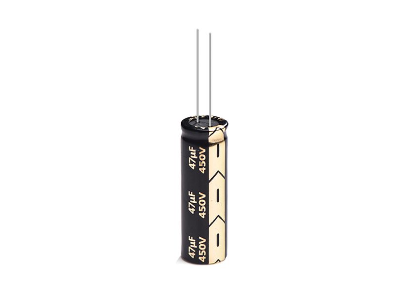 Electrolytic capacitor 47UF 450V size 13*40MM LOWESR black gold letters 105° capacitor