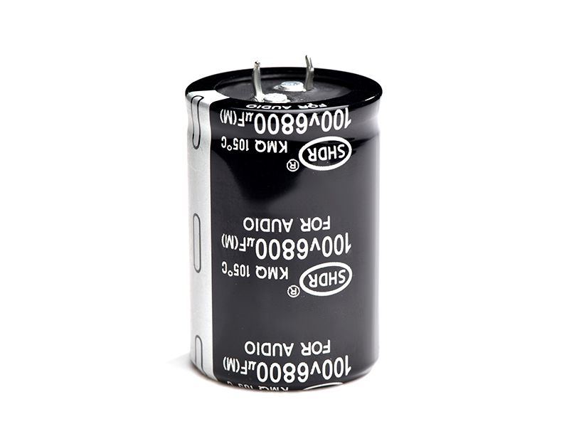 Electrolytic Capacitors Horn Capacitor 6800UF100V super aluminum electrolytic