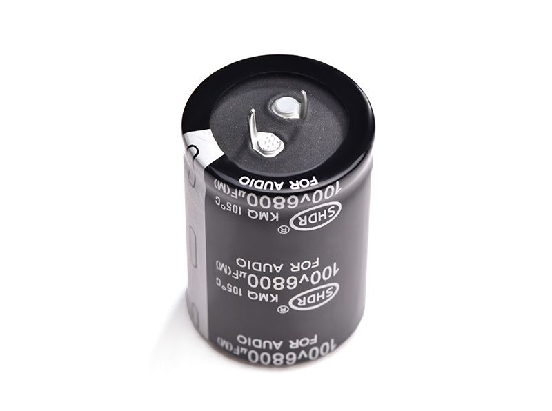Electrolytic Capacitors Horn Capacitor 6800UF100V super aluminum electrolytic